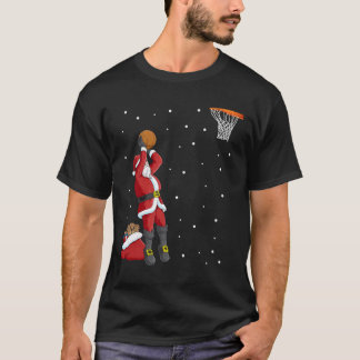 Camiseta Gracioso regalo de jumper a Navidades de baloncest