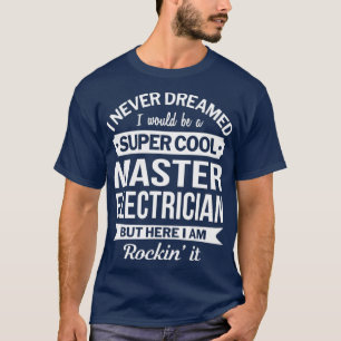 Camiseta Gracioso regalo de maestro eléctrico