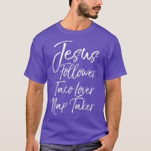 Camiseta Gracioso regalo de mamá cristiana Jesús Seguidor T
