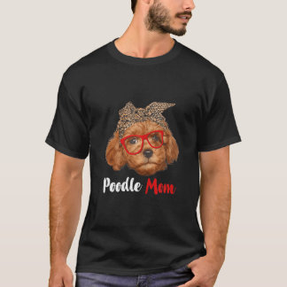 Camiseta Gracioso regalo de mamá de caniche por el Día de l