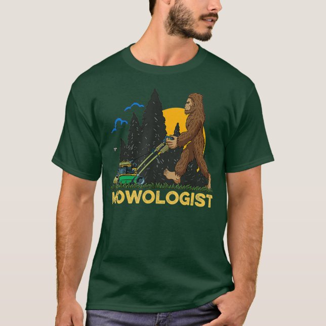 Camiseta Gracioso Regalo De Mauta De Césped Para El Paisaje (Anverso)