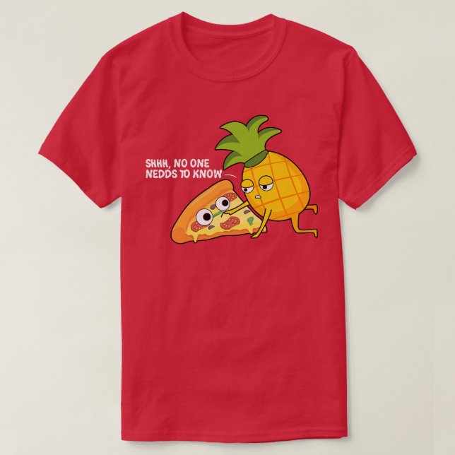 Camiseta Gracioso regalo de meme Designs hawaii pizza (Diseño del anverso)