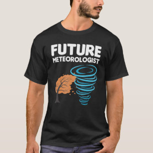 Camiseta Gracioso Regalo De Meteorólogo Futuro Para Niños G