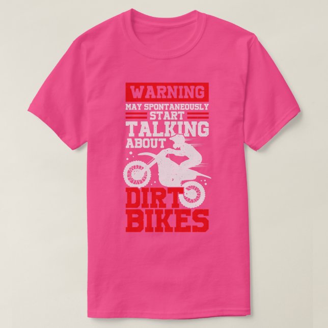 Camiseta Gracioso regalo de Motocross Dirt Bike Rider (Diseño del anverso)