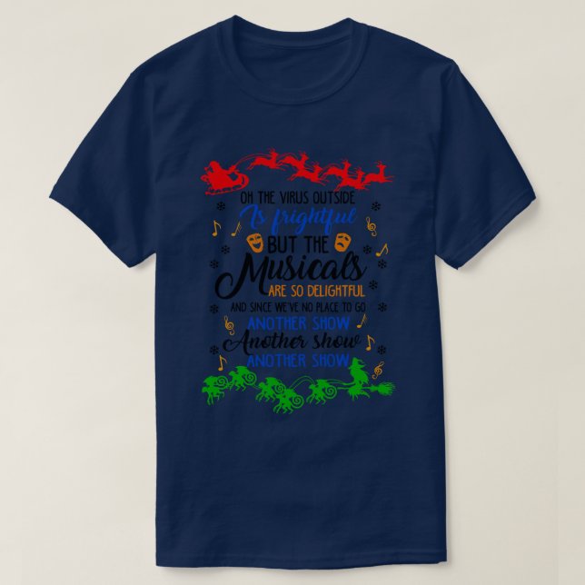 Camiseta Gracioso regalo de Musicals Lover (Diseño del anverso)
