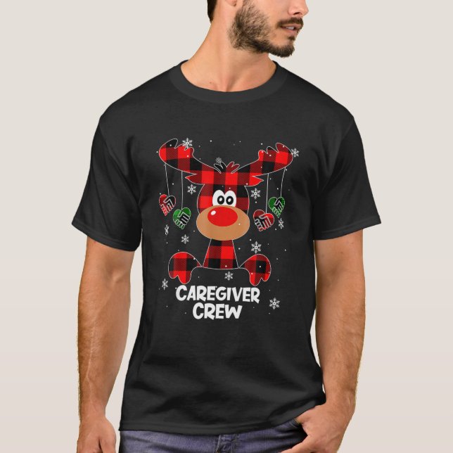 Camiseta Gracioso regalo de Navidad para renos de tripulant (Anverso)