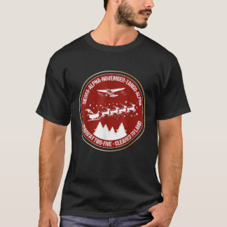 Camiseta Gracioso regalo de Navidades de Santa Airlines par