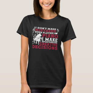 Camiseta Gracioso regalo de Novedad musical de piano para h
