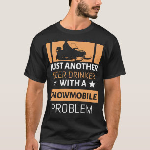 Camiseta Gracioso Regalo De Novedad Para Snowmobile Lover