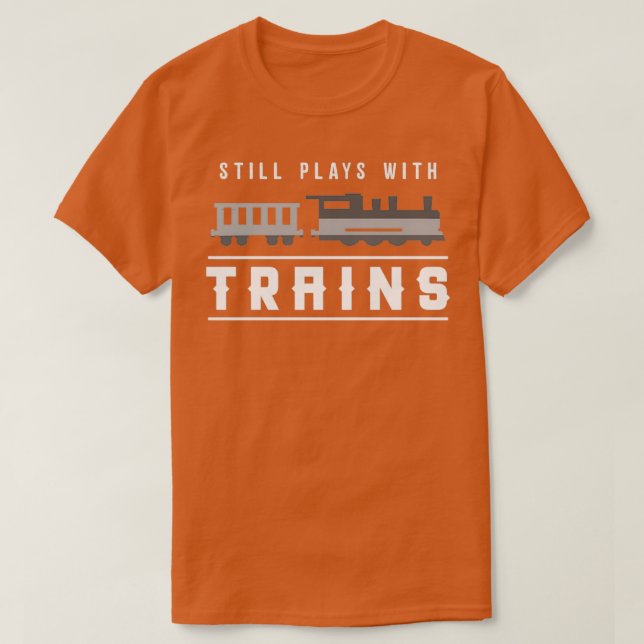 Camiseta Gracioso regalo de observación de trenes de conduc (Diseño del anverso)