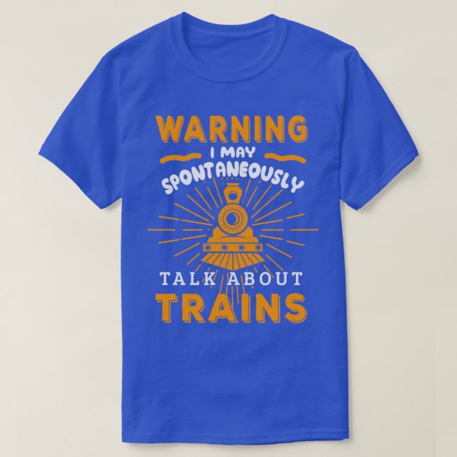 Camiseta Gracioso regalo de observación de trenes de conduc (Diseño del anverso)