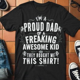 Camiseta Gracioso regalo de papá orgulloso estilo vintage i