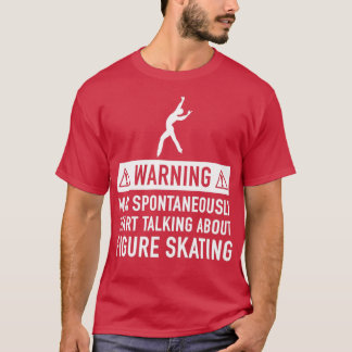 Camiseta Gracioso regalo de patinaje artístico
