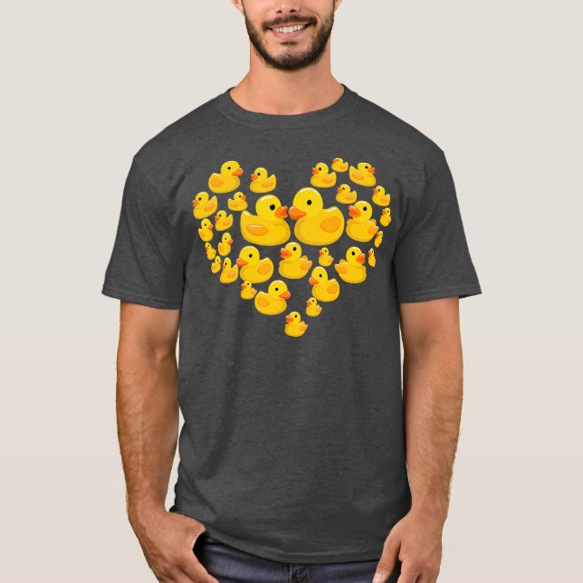 Camiseta Gracioso Regalo De Pato De Goma Para Hombres Mujer (Anverso)