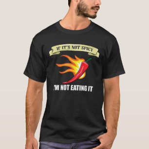 Camiseta Gracioso Regalo de Pepper Chili Hombres Mujeres Co