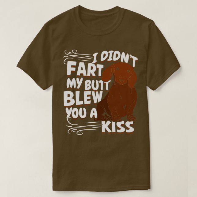 Camiseta Gracioso regalo de Perro de Dachshund (Diseño del anverso)