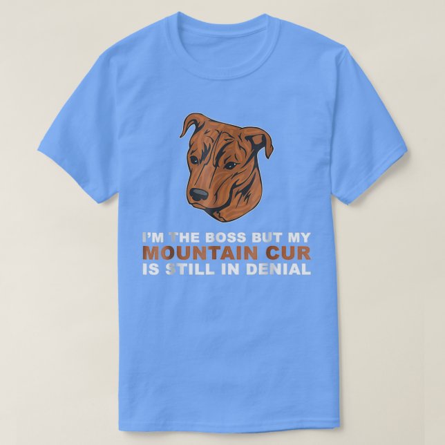 Camiseta Gracioso regalo de perro de Mountain Cur (Diseño del anverso)