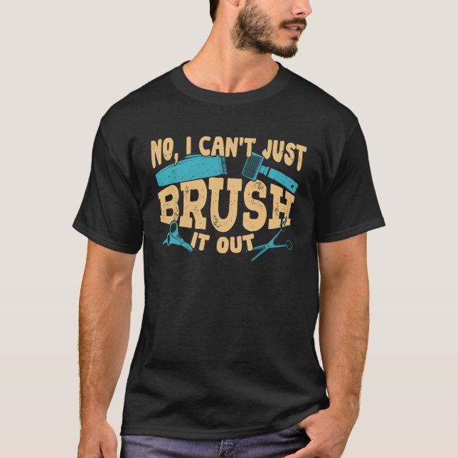 Camiseta Gracioso regalo de Perro Grooming Groomer (Anverso)