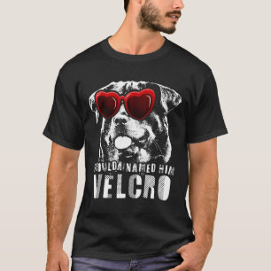 Camiseta Gracioso regalo de perro rotuiler velcro
