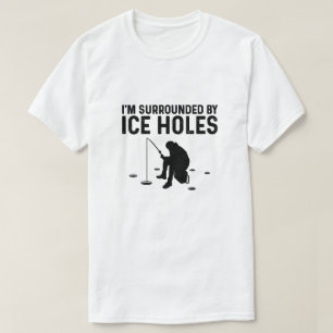 Camiseta Gracioso Regalo De Pesca De Hielo Para Hombres Muj