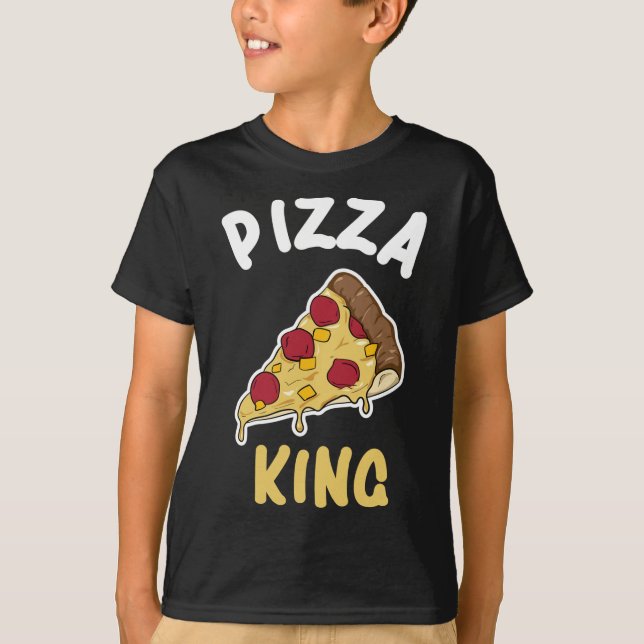 Camiseta Gracioso regalo de Pizza King Lover (Anverso)