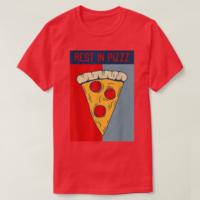Camiseta Gracioso regalo de pizza para el descanso en los C (Diseño del anverso)