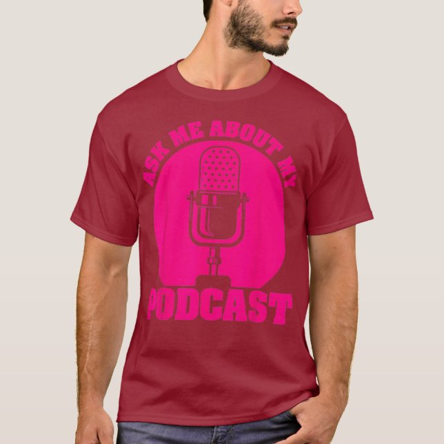 Camiseta Gracioso Regalo De Podcast Para Hombres Mujeres Gu (Anverso)