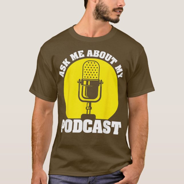 Camiseta Gracioso Regalo De Podcast Para Hombres Mujeres Gu (Anverso)