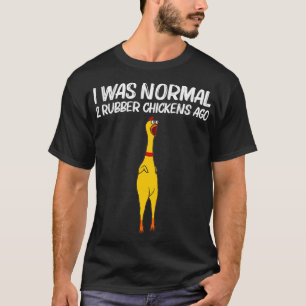 Camiseta Gracioso regalo de pollo de caucho para hombres mu