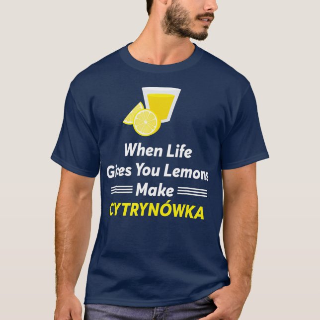 Camiseta Gracioso regalo de Polska Vodka Poland en polaco (Anverso)
