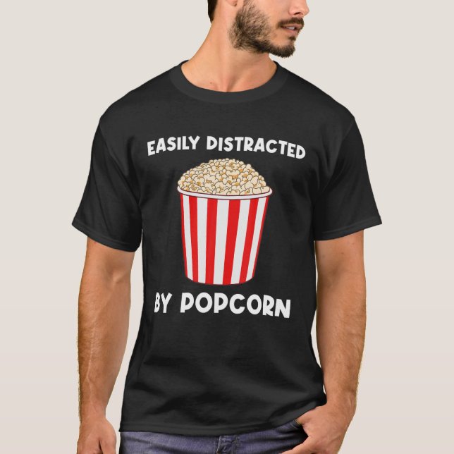 Camiseta Gracioso Regalo De Popcorn Para Hombres Mujeres Co (Anverso)