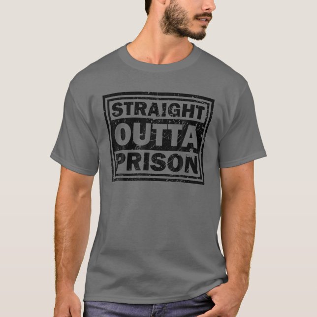 Camiseta Gracioso regalo de Prisión Directa Para Hombres Mu (Anverso)