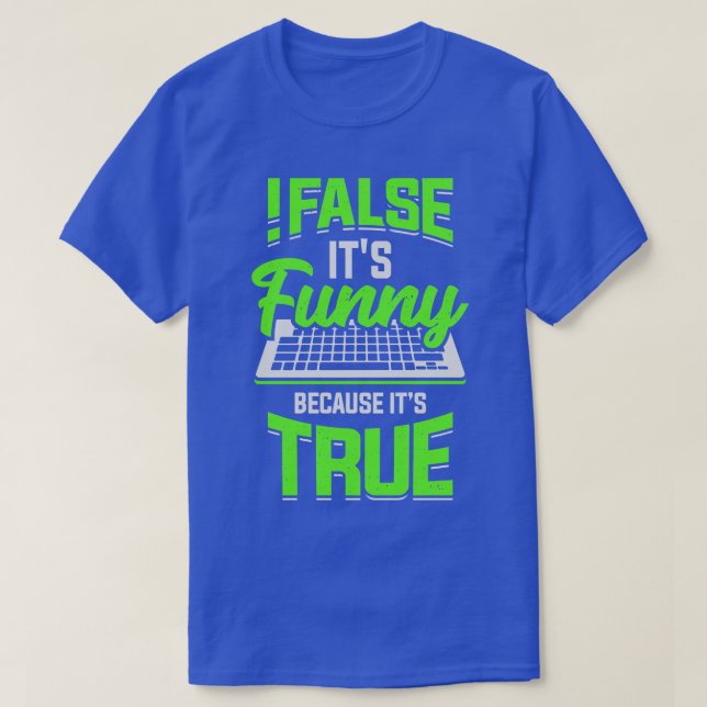 Camiseta Gracioso regalo de programador de codificación de  (Diseño del anverso)