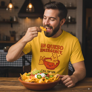 Camiseta Gracioso Regalo De Queso En Queso Emergency