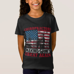 Camiseta Gracioso regalo de quiropráctico estadounidense