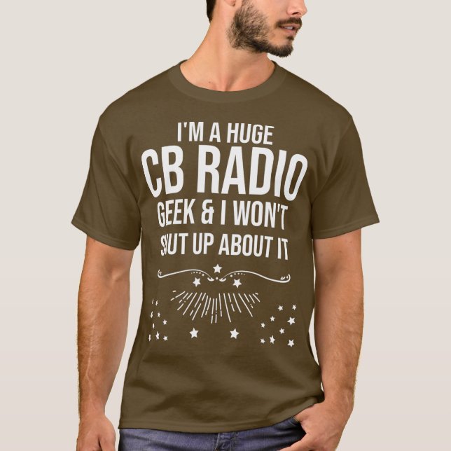 Camiseta Gracioso Regalo De Radio Ham - Soy Un Enorme CB Ra (Anverso)
