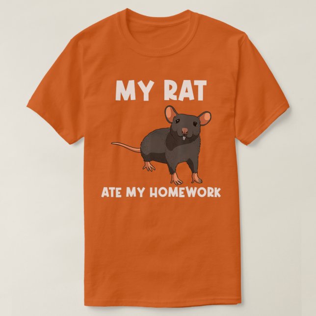 Camiseta Gracioso Regalo De Rata Para Niños Niños Chicas De (Diseño del anverso)