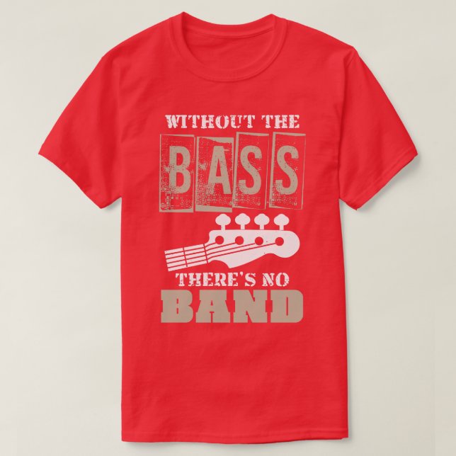 Camiseta Gracioso regalo de regalo de la música Lover Bass (Diseño del anverso)