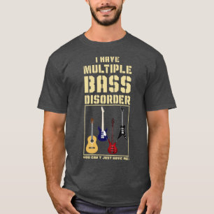 Camiseta Gracioso regalo de regalo Idea Bass de música