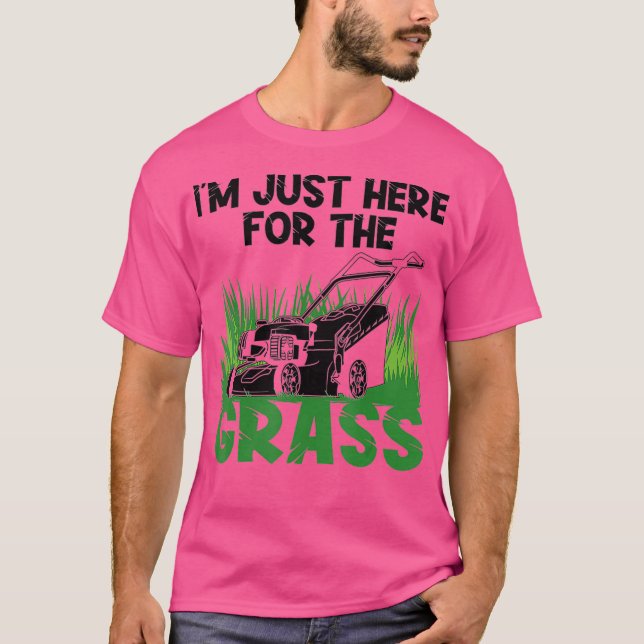 Camiseta Gracioso Regalo De Remolque De Césped Para Hombres (Anverso)