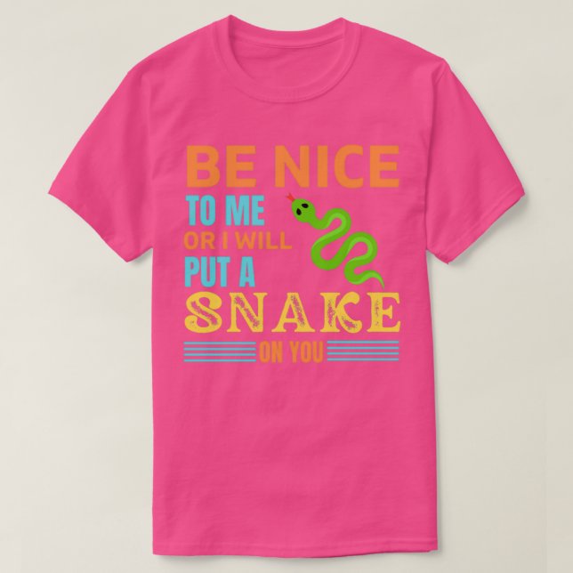 Camiseta Gracioso regalo de reptile de cita de serpiente po (Diseño del anverso)