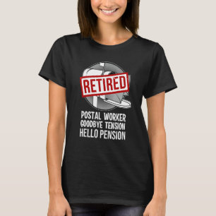 Camiseta Gracioso regalo de retiro postal Adiós tensión