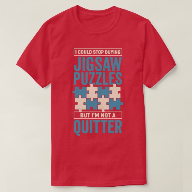 Camiseta Gracioso regalo de rompecabezas del rompecabezas d (Diseño del anverso)