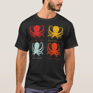 Camiseta Gracioso regalo de Sea Monster Octopus animal