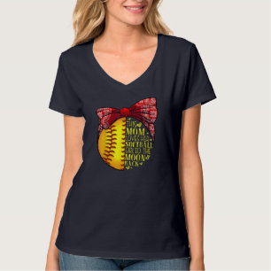 Camiseta Gracioso regalo de Softball Mamá Mujeres Pitcher C