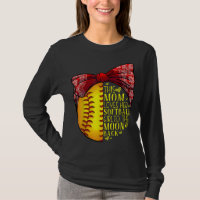 Gracioso regalo de Softball Mamá Mujeres Pitcher C