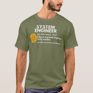 Camiseta Gracioso regalo de software de definición de ingen