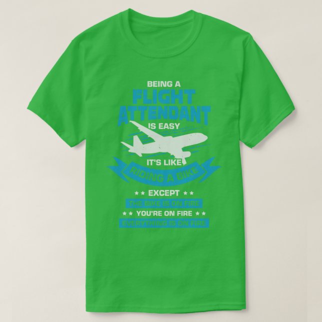 Camiseta Gracioso regalo de Steward, asistente de vuelo de  (Diseño del anverso)