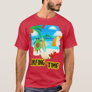 Camiseta Gracioso Regalo De Surf De Aguacate Para Vegan