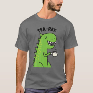 Camiseta Gracioso regalo de Tea Rex Amante De Bebidas Cal